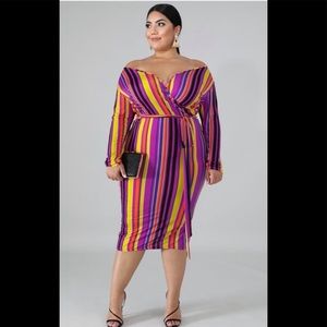 Zelda Pin Striped Dress